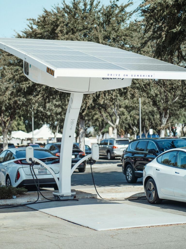 Solar EV charger