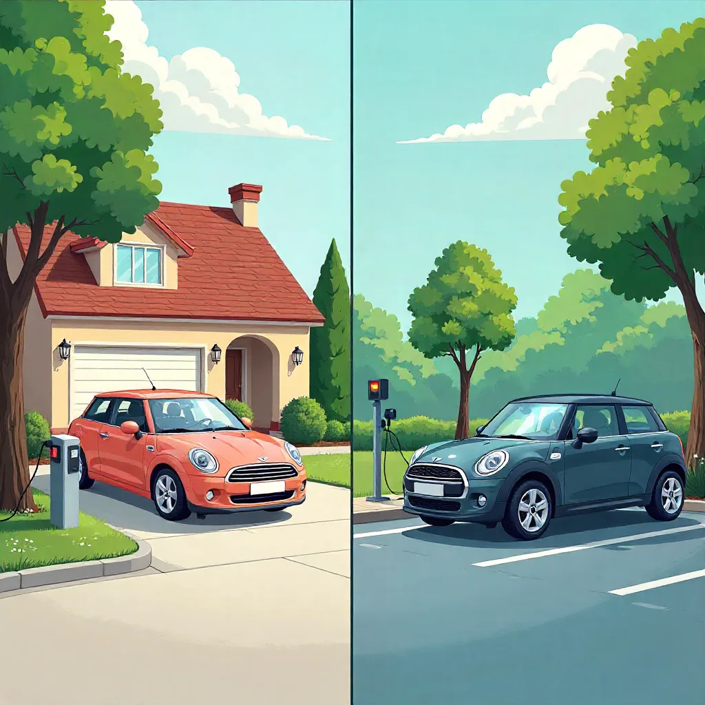 Price gap electric car vs petrol car